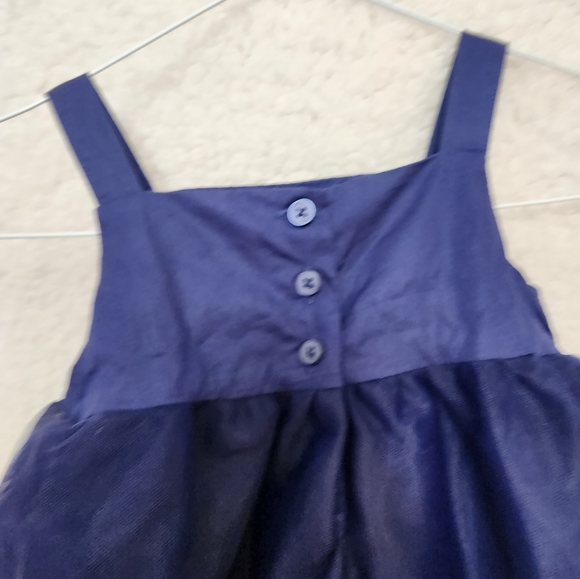 NWT Janie and Jack Blue Tulle Formal dress with diaper cover, 6 to 12 months - Picture 8 of 14
